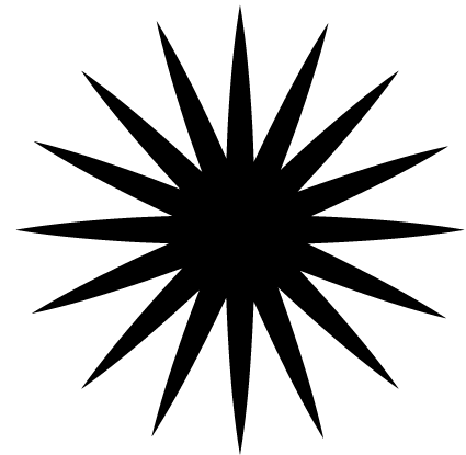 logo de Soleil Sucré Parfums comprenant seulement l'étoile